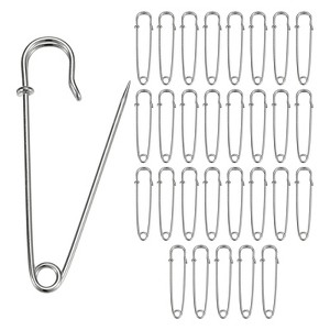 Unique Bargains Durable Sewing Upholstery Spring Lock Blanket Bulk Large Safety Pins 30 Pcs - 1 of 4