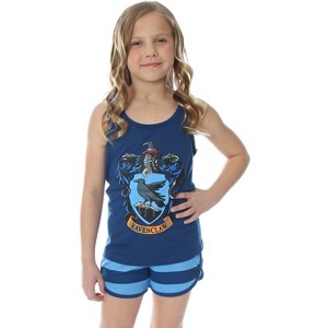 Harry Potter Girls Hogwarts House Tank and Shorts Pajama Set - 1 of 4
