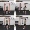 Multi-Functional Strength Training Squat Rack, LAT Pull Down System, Home Gym Equipment with 23 Attachments - 2 of 4