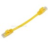Monoprice Cat6 Ethernet Patch Cable - 0.5 Feet - Yellow | Network Internet Cord - RJ45, Stranded, 550Mhz, UTP, Pure Bare Copper Wire, 24AWG - Flexboot - 2 of 2