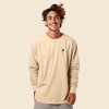 Dalix Astronaut Embroidered Cotton Classic Fit Long Sleeve Crewneck Tee Shirt Mens - 3 of 4