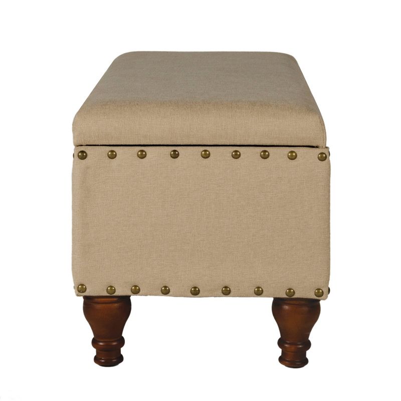 Large Storage Bench with Nailhead - HomePop, 4 of 14