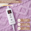 Electric Blanket Heated Throw, Heated Blanket with 10 Heating Levels & 10 Time Settings, Fast Heating Blankets, Machine Washable - 3 of 4