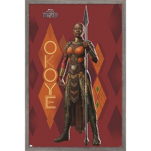 Trends International Marvel Black Panther: Wakanda Forever - Okoye Framed Wall Poster Prints - 1 of 4