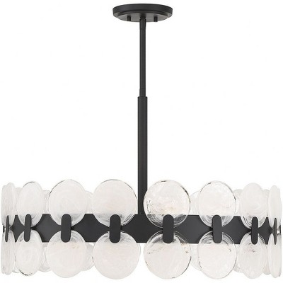 Savoy House Boca 6 - Light Chandelier in  Matte Black