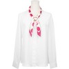 INSPIRE CHIC Women's Polka Dot Square Neckerchief Headband 27.56*27.56 inches(L*W) - 2 of 4