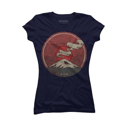 Junior's Design By Humans Fuji By againstbound T-Shirt