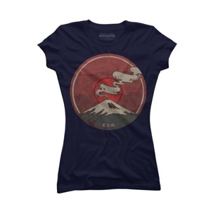 Junior's Design By Humans Fuji By againstbound T-Shirt - 1 of 3