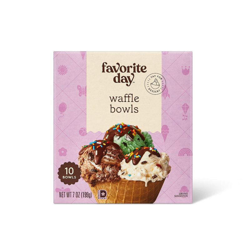 Waffle Bowls - 10ct - Favorite Day&#8482;, 1 of 9