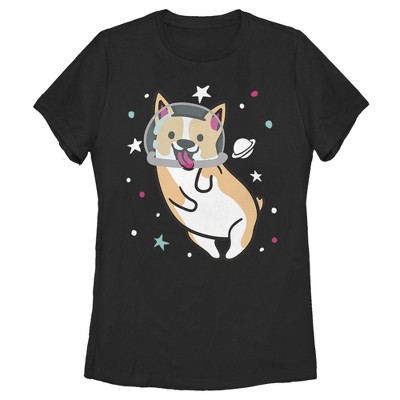 Corgi T-Shirt Women's Corgi t-shirt Corgi Art on Shirt - Barbara