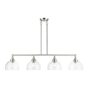 Livex Lighting Glendon 4 - Light Chandelier in  Brushed Nickel - 1 of 4