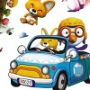 Slickblue Removable Winter Trip Wall Decals 13" x 23.5" - Quick & Easy Application, Best on White Background Walls - 2 of 3