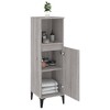 CLIHOME 39.4 in H Bathroom Storage Cabinet Engineered Wood Display Cabinet Home Organiser Furniture With Metal Legs - 3 of 4