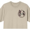 Scooby Doo Bonsai Tree Front & Back Art Adult Pelican Crew Neck Short Sleeve T-shirt - 2 of 4