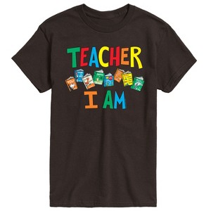Men's - Dr. Seuss - Teacher I Am Books Short Sleeve Graphic T-Shirt - 1 of 4