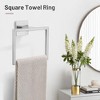 5 Pieces Bathroom Hardware Set, Brushed Nickel Bathroom Accessories, Bathroom Towel Bar Set, 23.6 Inch - 2 of 4