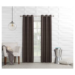 Lexie Jacquard Solid Room Darkening Panel Target