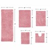 Fantasia Bath Rug Collection Cotton Shaggy Pattern Tufted Set of 5 Bath Rug Set - Home Weavers - 2 of 3