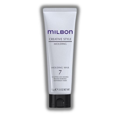 Milbon Molding Wax 7 | Exceptional spreadability means effortless application and enhanced control | A cutting-edge formulation - (3.5 oz)