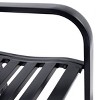 Tangkula Antique Steel Bench Patio Garden Chair Porch Cast for Outdoor - 4 of 4