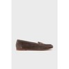 Dorothy - Dark Brown Suede Leather Loafers | Forever & Always Shoes - 3 of 4
