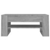 vidaXL Coffee Table White Engineered Wood Medium Coffee Table - 3 of 4