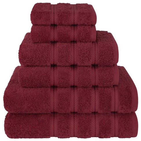 Red bath towels target sale