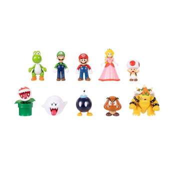 Super mario jakks Diorama désert 3 figurines Mario Koopa Spike + 2  accessoires.