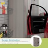 Suncast Tall 72" Resin Storage Cabinet with Double-Wall Construction, Platinum - 2 of 4