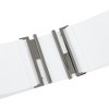 INSPIRE CHIC Women's Metal Interlock Buckle Stretchy Fashion Vintage Elastic Waist Belts 1 Pc - 3 of 4