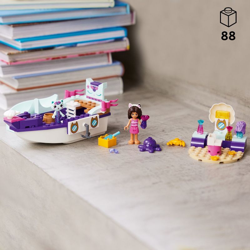 LEGO Gabby&#39;s Dollhouse Gabby &#38; MerCat&#39;s Ship &#38; Spa Building Toy 10786, 3 of 8