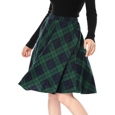 target womens plaid skirt