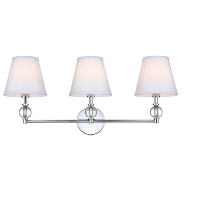Elegant Lighting Bethany 27 inch Wall Sconce in Chrome