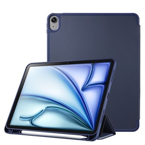 Vena For Apple iPad Air 13 Inch Case with Pencil Holder, iPad Air M3 13 Inch Case, Trifold Stand, iPad Pro 12.9" Case (2022/2021/2020/2018), Blue - 1 of 4