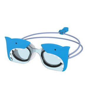 Speedo Kids' Sunny Vibes Swim Goggles - Shark - 1 of 4