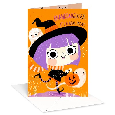 Halloween Card for Granddaughter It's a Real Treat