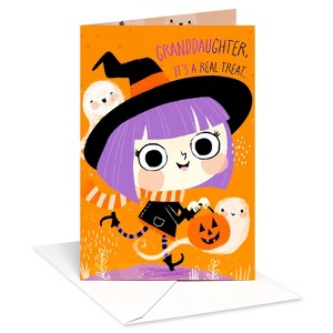 Halloween Card for Granddaughter It's a Real Treat - 1 of 3