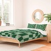 Deny Designs Mariamariacreative Play Checkers Sage Queen/Full Duvet and Sham Set (2-3pc Set) - 2 of 4