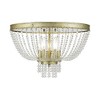 Livex Lighting Valentina 5 - Light Flush Mount in  Winter Gold - 4 of 4