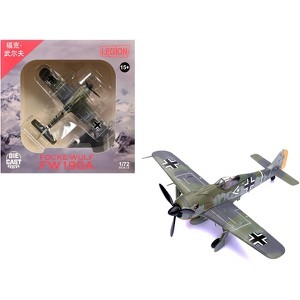 Focke-Wulf Fw 190A Aircraft "108-Victory Ace Hauptmann Hans 'Assi' Hahn" (1942) German Luftwaffe 1/72 Diecast Model by Legion - 1 of 4