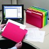 Smead File Pocket, Straight-Cut Tab, 3-1/2" Expansion, Letter Size, Assorted Colors, 25 per Box (73890) - 3 of 4