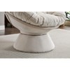 Kumasinova 360° Swivel Accent Chair,Chenille Barrel Chairs with Sturdy Base,Swivel Chair with Cushion,Reading Chair for Living Room,Bedroom - 4 of 4