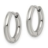 Chisel Stainless Steel Polished 2.5mm Hinged Hoop Earrings - 3 of 4