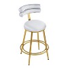 NicBex Dining Chairs Set of 2 Upholstered Chair Counter Stools with iron Frame Soft Back Footrest for dining room - 4 of 4