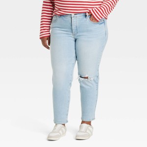 Women's Mid-Rise 80's Slim Fit Jeans - Universal Thread™ - 1 of 3