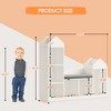 Kids Bookshelf with Reading Nook Children Bookcase 6 Cubby Toy Storage Organizer Seat Cushion Wooden Storage Bench - 4 of 4