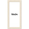 PosterPalooza | 10x24 Wide Barnwood Picture Frame, UV Acrylic, 6 Finishes - Grey, Brown, White, and Black - 2 of 4