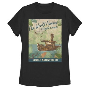 Women's Jungle Cruise La Quila Retro Poster T-Shirt - 1 of 4