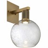 Access Lighting Port Nine 1 - Light Wall Light in  Antique Brushed Brass - 3 of 4