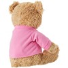 GUND Get Well Soon Teddy Bear Plush, 12.5” Stuffed Animal with Pink T-Shirt Message, Soft Huggable Comfort Gift for Kids, Adults & Friends - 3 of 4